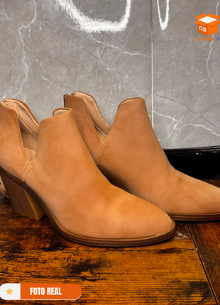 Botines de Tacón para Mujer | Punta Fina | Tacón Grueso de 3.5