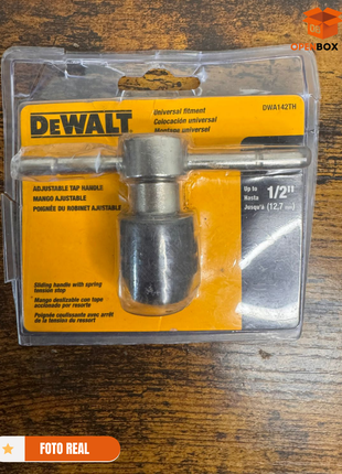 Mango ajustable para machuelos DEWALT hasta 1/2 pulgadas herramienta de roscado