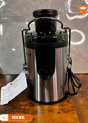 Extractor de Jugos Eléctrico 800W con 3 Velocidades | Jugos Naturales en Segundos