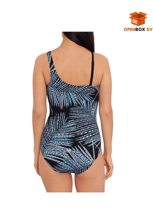 Traje de Baño de Una Pieza Asimétrico con Tirante Extra