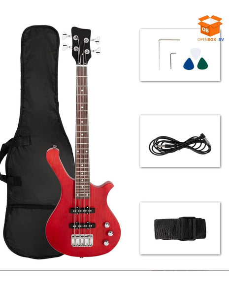 Bajo Eléctrico 4 Cuerdas con Funda | Nuevo | Sonido Profesional