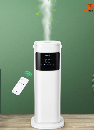 Humidificador para habitación grande en el hogar, 10.5L de llenado superior de niebla fría y cálida