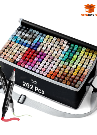 Set Marcadores de alcohol de 262 colores