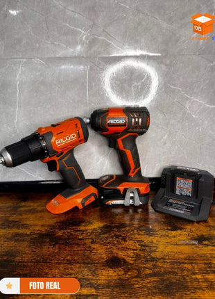 COMBO DE TALADRO Y ATORNILLADOR MARCA RIDGID