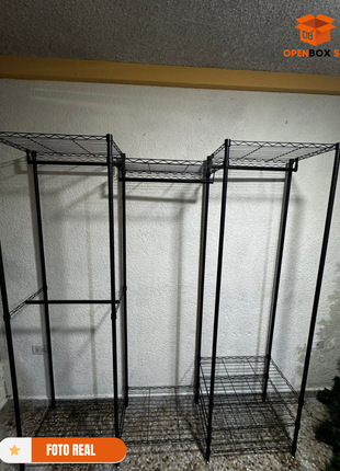 🧺 Estante Organizador de 6 Niveles con Barras Colgantes – Gran Capacidad y Máxima Resistencia