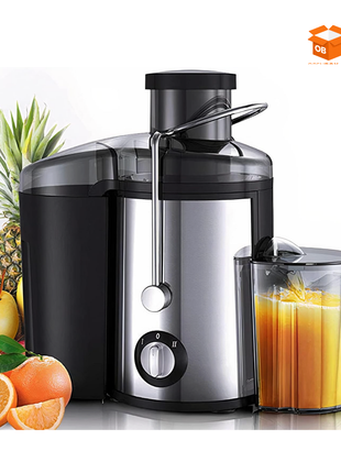 Extractor de Jugos Eléctrico 800W con 3 Velocidades | Jugos Naturales en Segundos