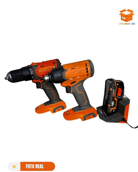 COMBO DE TALADRO Y ATORNILLADOR MARCA RIDGID