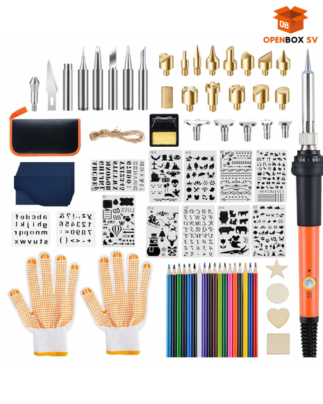 Kit para grabado de madera herramienta de pirograbado