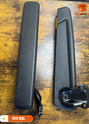 Par de reposabrazos universal para asiento de automóvil, ajustable de 0 a 120°
