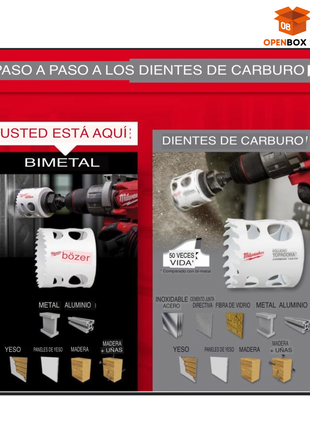 sierra copa bimetálica alto rendimiento