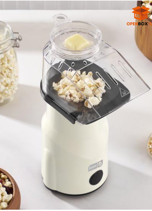 Palomitera - Palomitas de maíz con capacidad para 16 tazas, cocción sin aceite, bandeja de fusión de mantequilla integrada