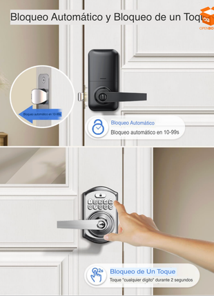 Cerradura Inteligente TEEHO: Seguridad, Estilo y Acceso Sin Llaves en Segundos