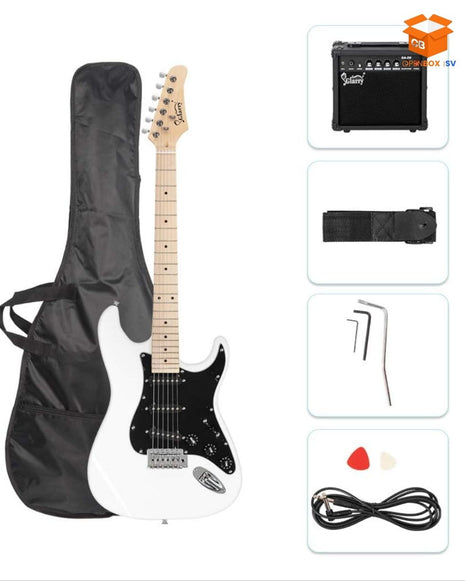 🎸 Guitarra Eléctrica Profesional con amplificador y Funda | Nueva