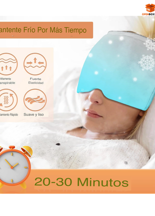 GORRO PARA ALIVIAR DOLORES DE MIGRAÑA Y ESTRES