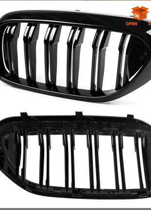 Rejilla G30, parrilla frontal negra compatible con BMW Serie 5 G30 M5 530e 530i 540i 550i