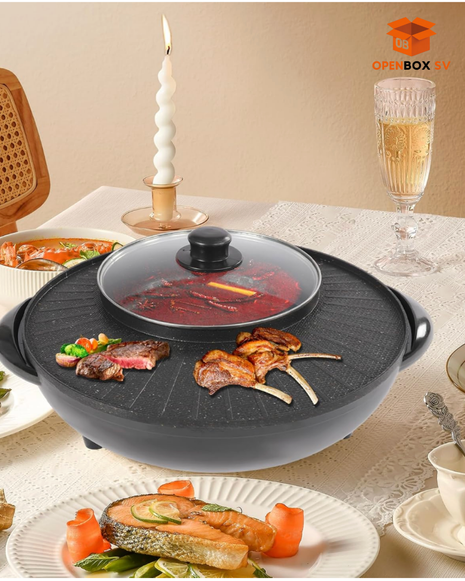 Parrilla coreana 2 en 1