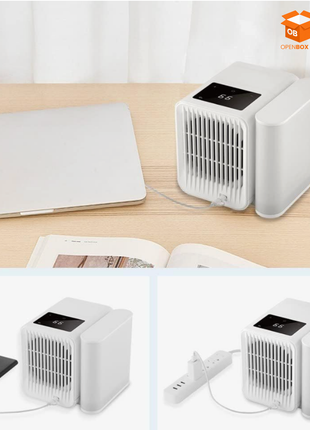 ❄️ Mini Aire Acondicionado Portátil USB | Enfriamiento Rápido | 99 Velocidades