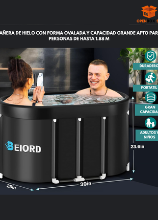 Bañera para terapia de hielo