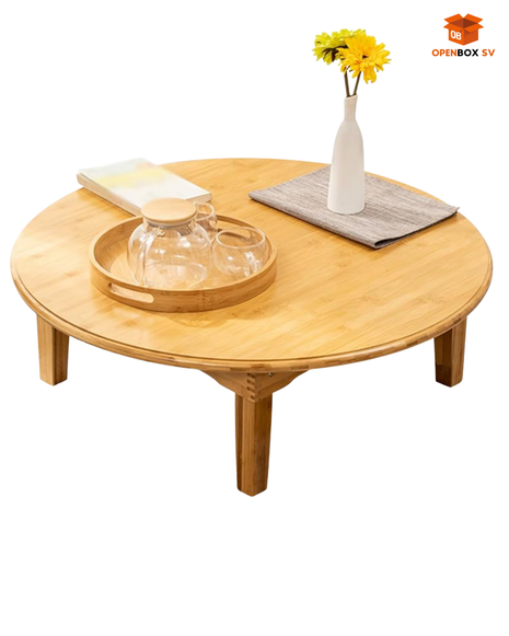 MESA DE BAMBU ESTILO JAPONESA MULTIFUNCIONAL