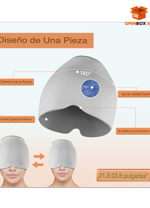 GORRO PARA ALIVIAR DOLORES DE MIGRAÑA Y ESTRES