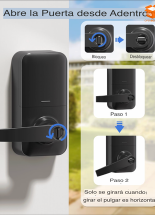 Cerradura Inteligente TEEHO: Seguridad, Estilo y Acceso Sin Llaves en Segundos