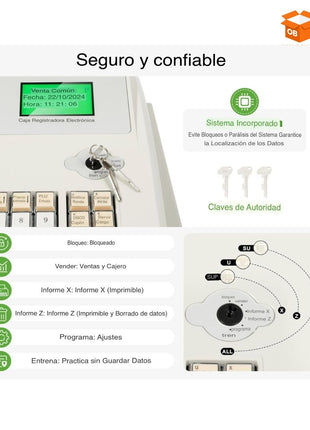 Caja Registradora Digital con Impresora Térmica