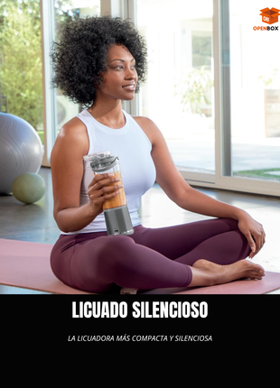 Licuadora NINJA portátil y accesorios, inalámbrica, recipiente de 18 onzas, licuadora personal para batidos