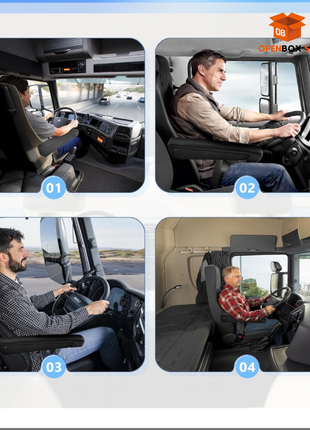 Par de reposabrazos universal para asiento de automóvil, ajustable de 0 a 120°