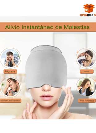 GORRO PARA ALIVIAR DOLORES DE MIGRAÑA Y ESTRES