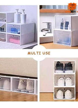 Set de 24 cajas organizadoras para zapatos