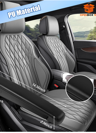 Par de reposabrazos universal para asiento de automóvil, ajustable de 0 a 120°