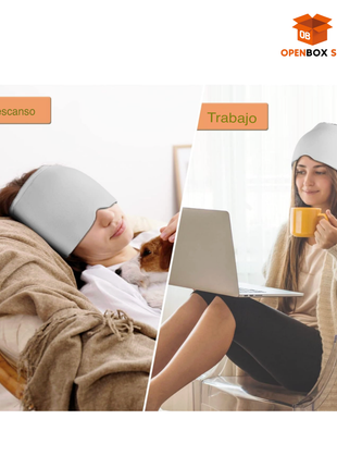 GORRO PARA ALIVIAR DOLORES DE MIGRAÑA Y ESTRES