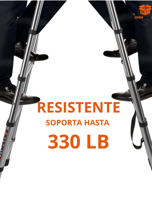 ESCALERA TELESCOPICA CON CORREAS DE SEGURIDAD