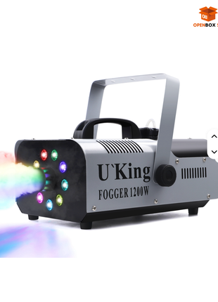 MAQUINA DE NIEBLA CON NUEVE LUCES LED