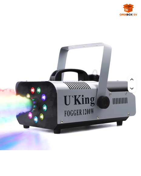 MAQUINA DE NIEBLA CON NUEVE LUCES LED