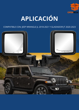 ESPEJO RETROVISOR PARA JEEP  Wrangler JL 2018-2021 Gladiator JT 2020-2023