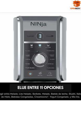 MAQUINA DE HELADOS MARCA NINJA DELUXE 11 EN 1