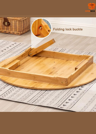 MESA DE BAMBU ESTILO JAPONESA MULTIFUNCIONAL