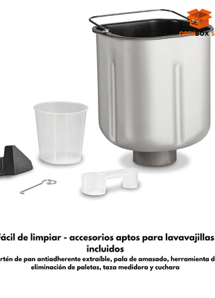 Hamilton Beach Máquina eléctrica digital para hacer pan artesanal y sin gluten, capacidad de 2 libras, 14 ajustes
