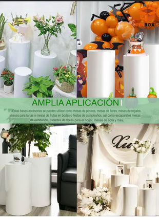 SET DE 3 BASES PARA EVENTOS