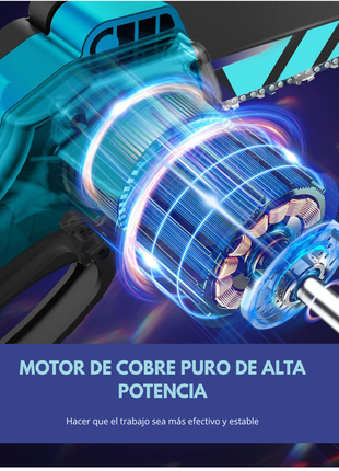 Mini motosierra eléctrica y portátil de 6 pulgadas, para podar ramas de árboles, usar en hogar y jardín