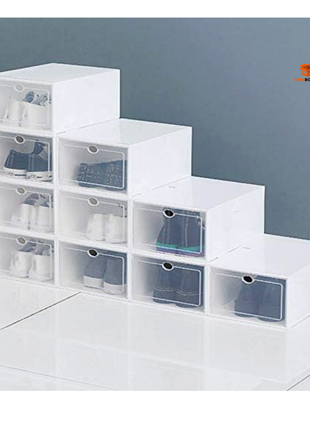 Set de 24 cajas organizadoras para zapatos