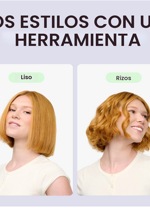 Wavytalk Plancha y Rizador 3 en 1 para Cabello con Aire Frío