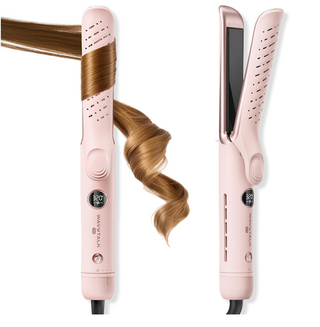 Wavytalk Whirlwind Curl 2 en 1 con Flujo de Aire — Alisador y Rizador de 1.25"