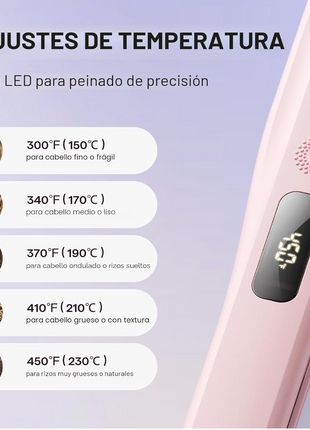 Wavytalk Steam Sesh Alisadora de Cabello con Vapor
