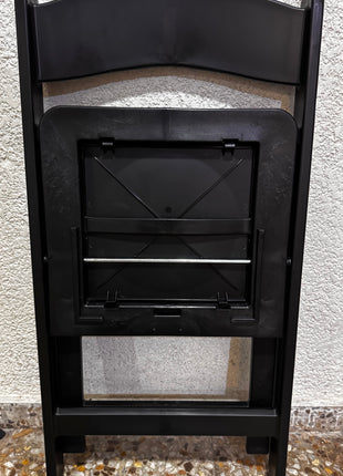 SILLA PLEGABLE INFANTIL  CON ASIENTO ACOLCHADO NEGRO